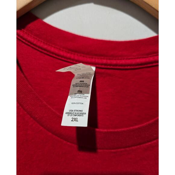 Bella + Canvas Red Minnie Mouse Leopard Print Graphic Tee – Size 2XL - Picture 5 of 8